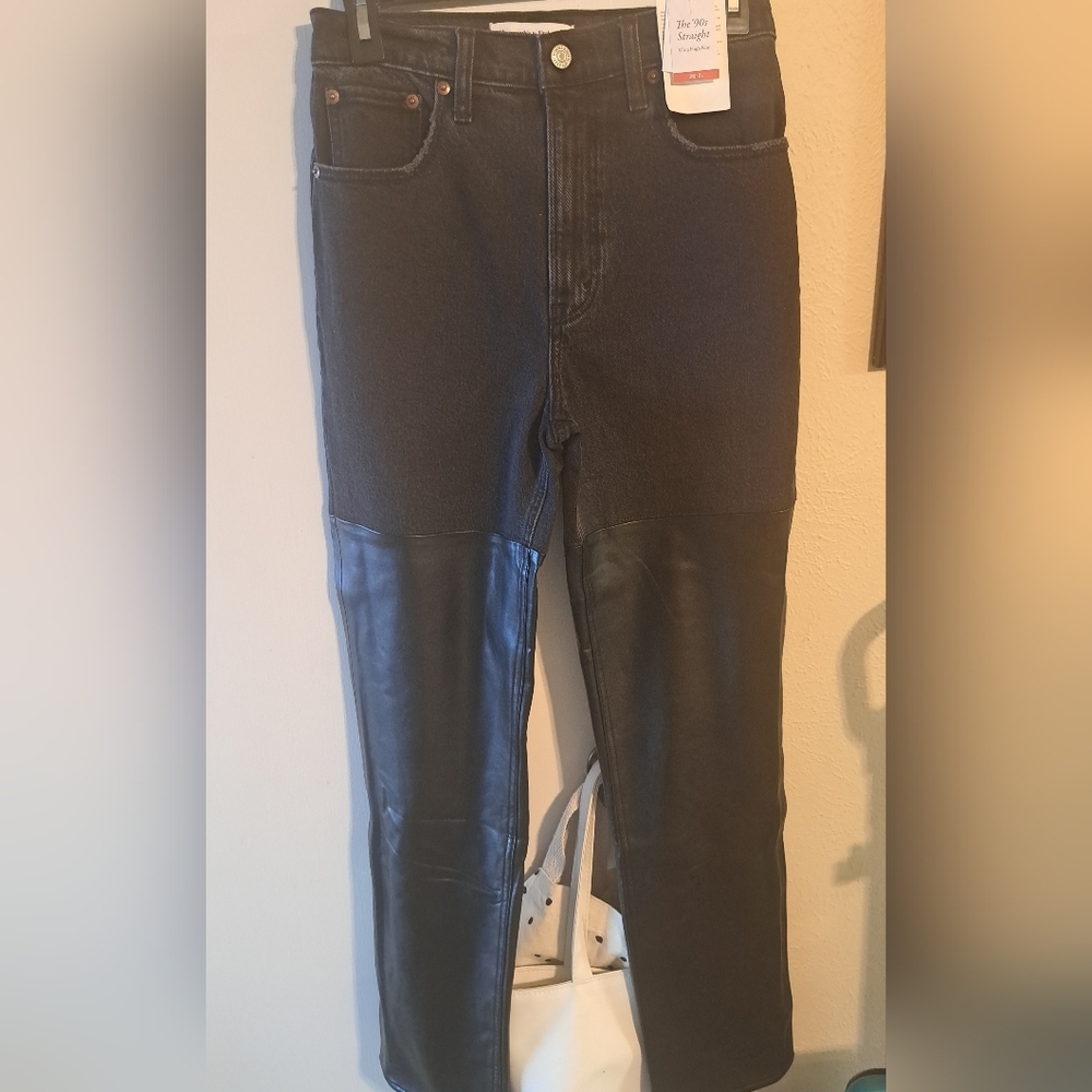 :🖤 Abercrombie & Fitch The ’90s Straight Ultra High Rise Jeans – SZ 26 (2) NWT - Picture 3 of 6